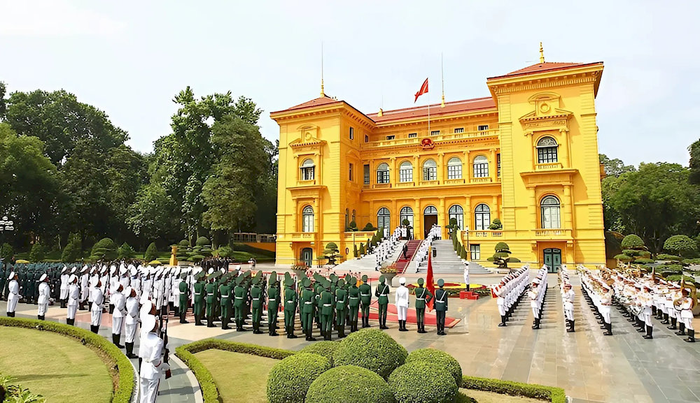 The Presidential Palace still holds important political events of Vietnam